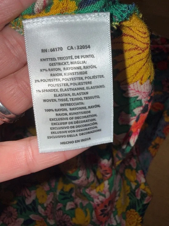 Akemi + Kin By Anthropologie Boho Floral Tunic or Dress - Picture 7 of 8